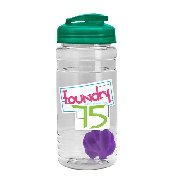 20 oz / 600ml Transparent Shaker Bottle with Mixing Ball and... from ASI 40480 Koozie Group