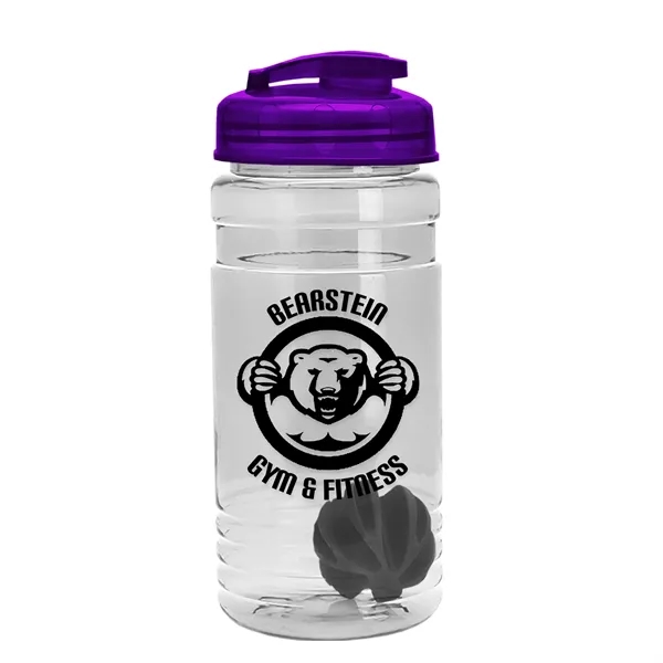 20 oz / 600ml Transparent Shaker Bottle with Mixing Ball and... from ASI 40480 Koozie Group