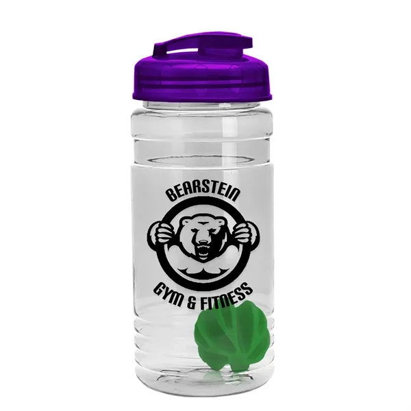20 oz / 600ml Transparent Shaker Bottle with Mixing Ball and... from ASI 40480 Koozie Group