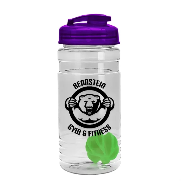 20 oz / 600ml Transparent Shaker Bottle with Mixing Ball and... from ASI 40480 Koozie Group