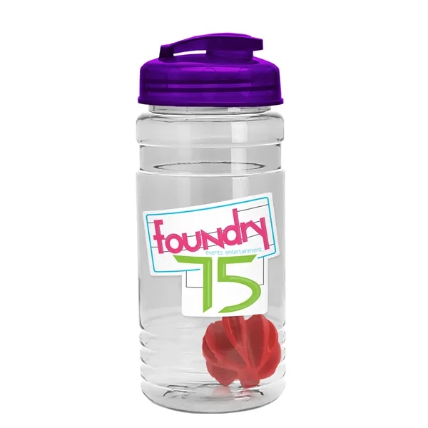 20 oz / 600ml Transparent Shaker Bottle with Mixing Ball and... from ASI 40480 Koozie Group