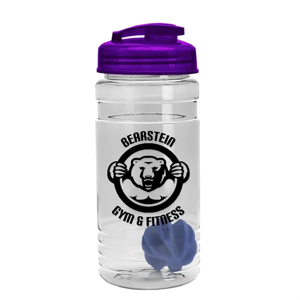 20 oz / 600ml Transparent Shaker Bottle with Mixing Ball and... from ASI 40480 Koozie Group