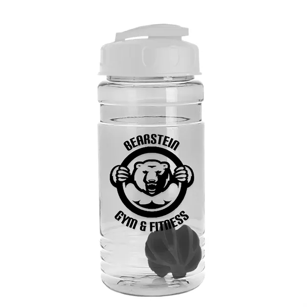 20 oz / 600ml Transparent Shaker Bottle with Mixing Ball and... from ASI 40480 Koozie Group