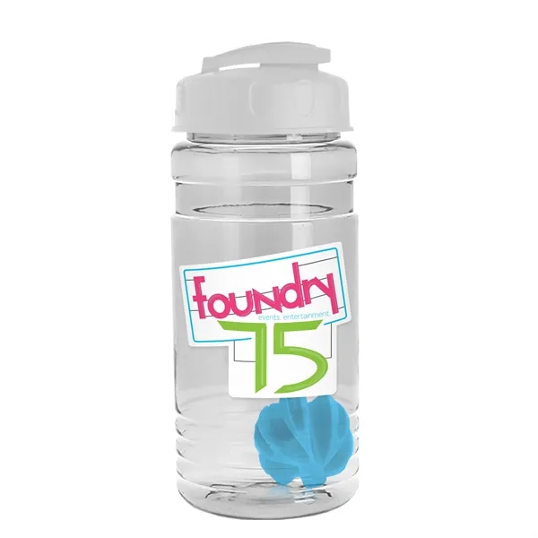 20 oz / 600ml Transparent Shaker Bottle with Mixing Ball and... from ASI 40480 Koozie Group