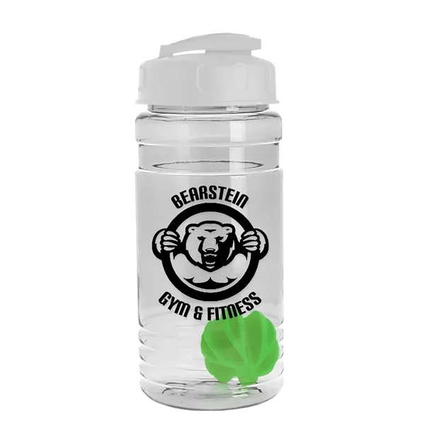 20 oz / 600ml Transparent Shaker Bottle with Mixing Ball and... from ASI 40480 Koozie Group