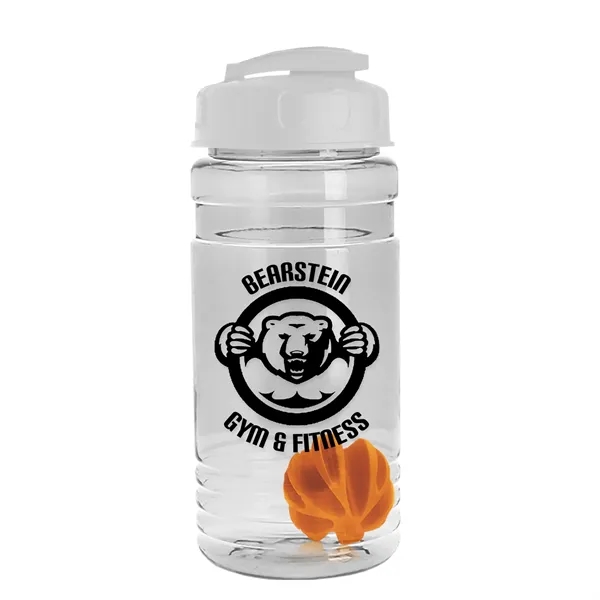 20 oz / 600ml Transparent Shaker Bottle with Mixing Ball and... from ASI 40480 Koozie Group