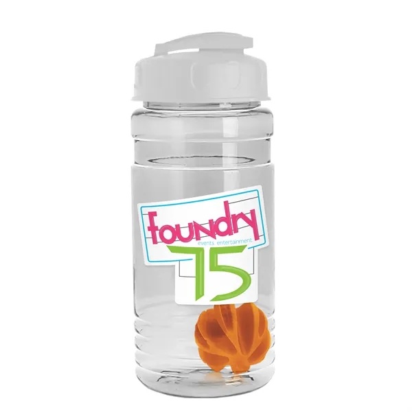 20 oz / 600ml Transparent Shaker Bottle with Mixing Ball and... from ASI 40480 Koozie Group