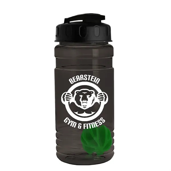 20 oz / 600ml Transparent Shaker Bottle with Mixing Ball and... from ASI 40480 Koozie Group