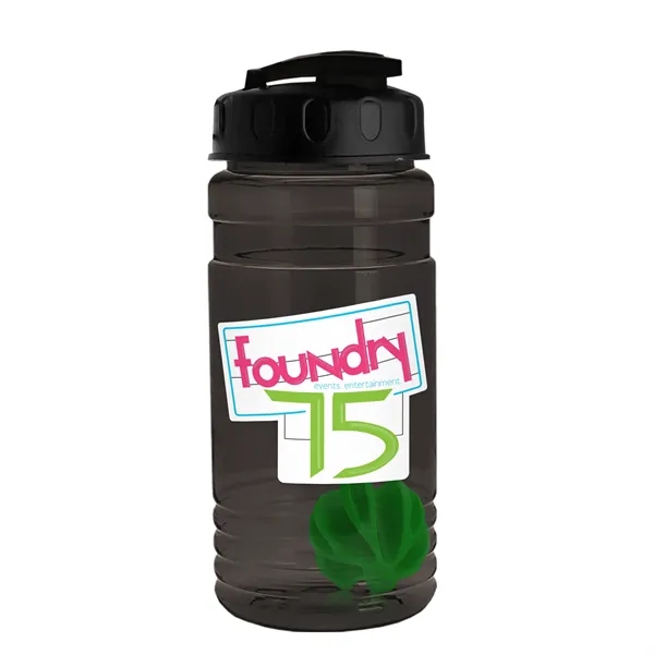 20 oz / 600ml Transparent Shaker Bottle with Mixing Ball and... from ASI 40480 Koozie Group