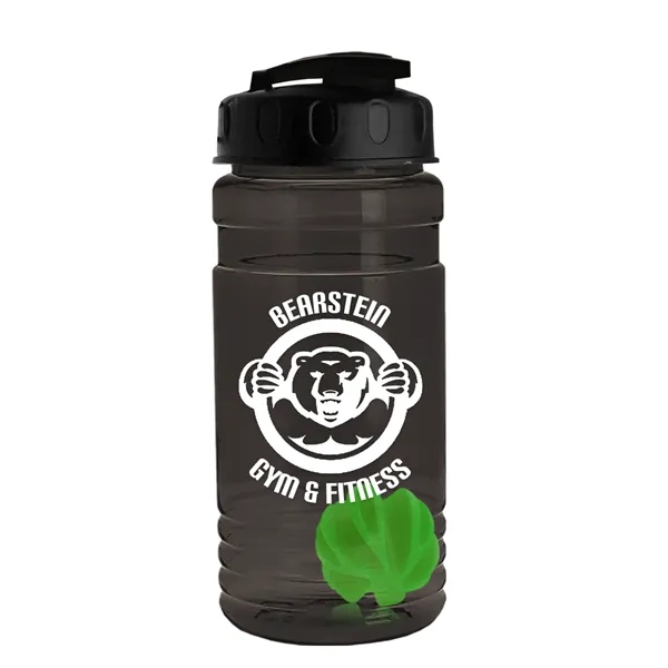 20 oz / 600ml Transparent Shaker Bottle with Mixing Ball and... from ASI 40480 Koozie Group