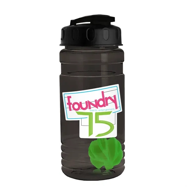 20 oz / 600ml Transparent Shaker Bottle with Mixing Ball and... from ASI 40480 Koozie Group