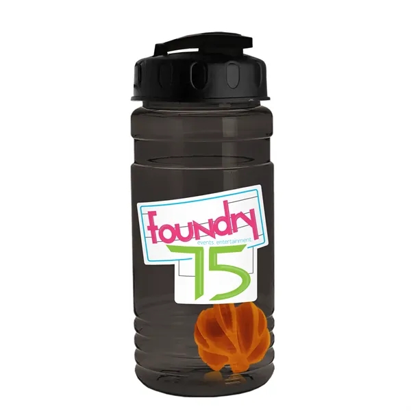 20 oz / 600ml Transparent Shaker Bottle with Mixing Ball and... from ASI 40480 Koozie Group