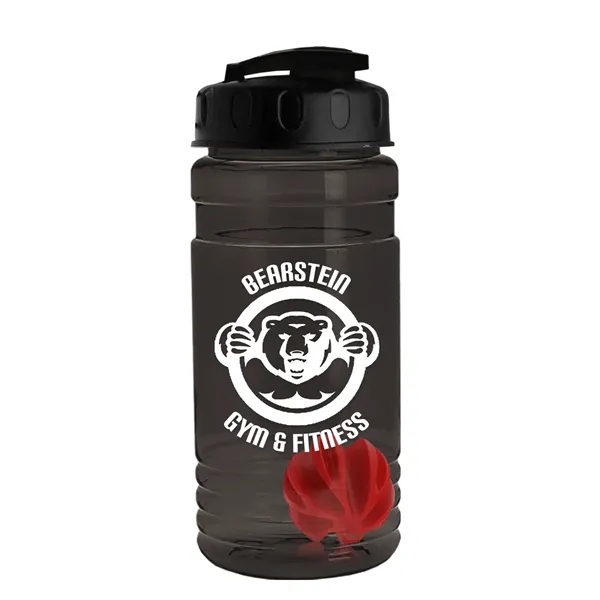 20 oz / 600ml Transparent Shaker Bottle with Mixing Ball and... from ASI 40480 Koozie Group