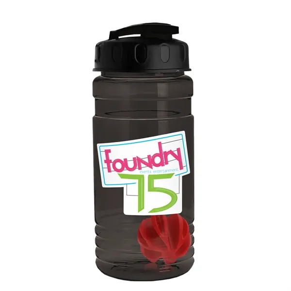 20 oz / 600ml Transparent Shaker Bottle with Mixing Ball and... from ASI 40480 Koozie Group