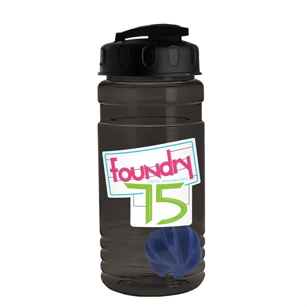 20 oz / 600ml Transparent Shaker Bottle with Mixing Ball and... from ASI 40480 Koozie Group