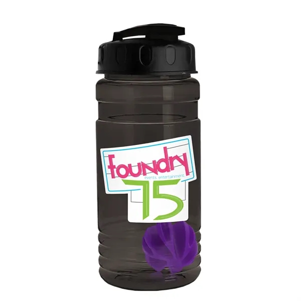 20 oz / 600ml Transparent Shaker Bottle with Mixing Ball and... from ASI 40480 Koozie Group