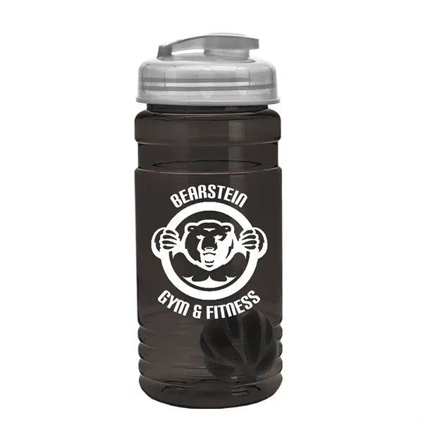 20 oz / 600ml Transparent Shaker Bottle with Mixing Ball and... from ASI 40480 Koozie Group