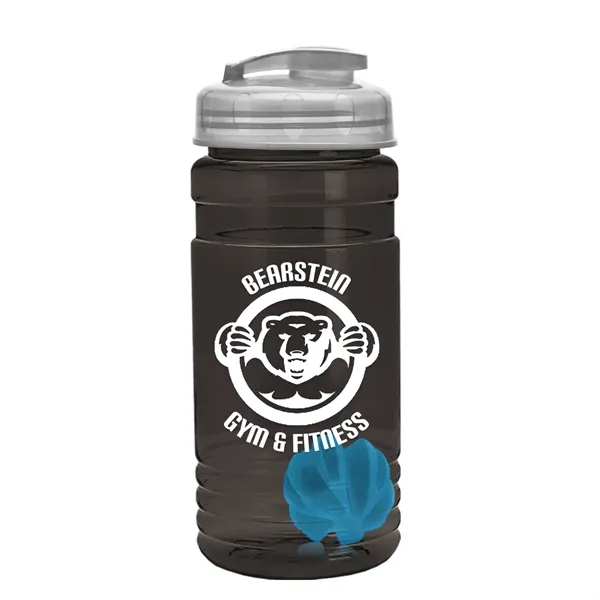 20 oz / 600ml Transparent Shaker Bottle with Mixing Ball and... from ASI 40480 Koozie Group