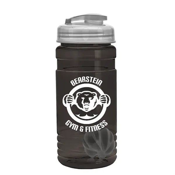 20 oz / 600ml Transparent Shaker Bottle with Mixing Ball and... from ASI 40480 Koozie Group