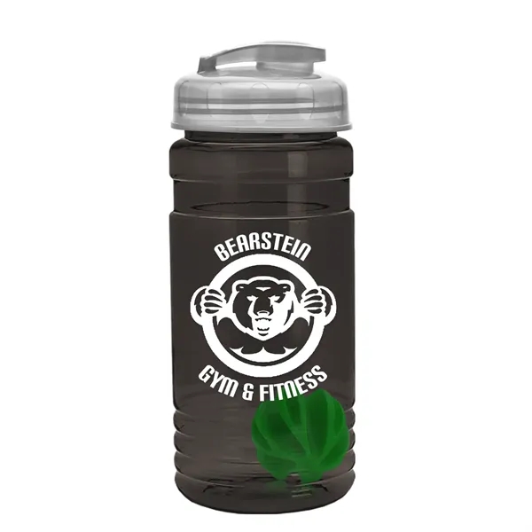 20 oz / 600ml Transparent Shaker Bottle with Mixing Ball and... from ASI 40480 Koozie Group