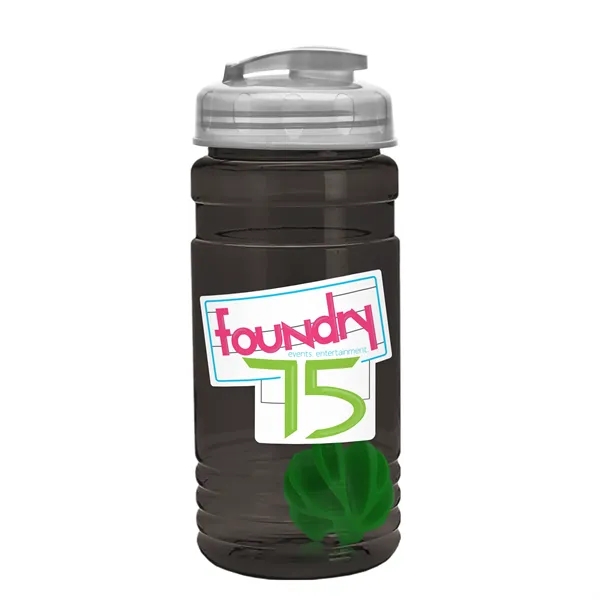 20 oz / 600ml Transparent Shaker Bottle with Mixing Ball and... from ASI 40480 Koozie Group