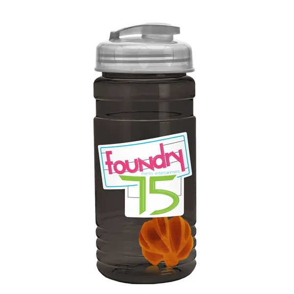 20 oz / 600ml Transparent Shaker Bottle with Mixing Ball and... from ASI 40480 Koozie Group