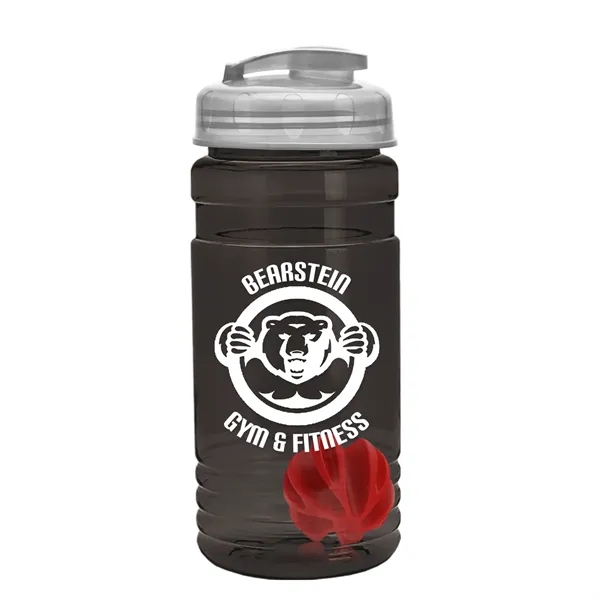 20 oz / 600ml Transparent Shaker Bottle with Mixing Ball and... from ASI 40480 Koozie Group