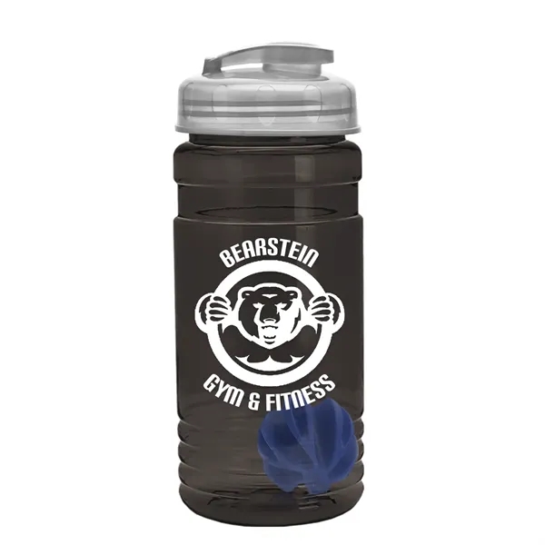 20 oz / 600ml Transparent Shaker Bottle with Mixing Ball and... from ASI 40480 Koozie Group