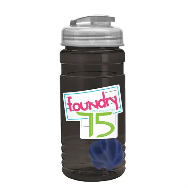 20 oz / 600ml Transparent Shaker Bottle with Mixing Ball and... from ASI 40480 Koozie Group