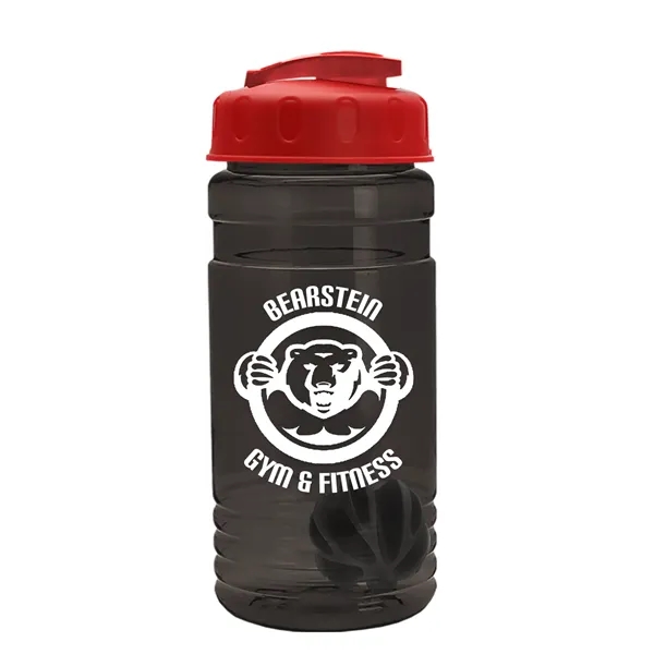 20 oz / 600ml Transparent Shaker Bottle with Mixing Ball and... from ASI 40480 Koozie Group