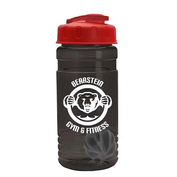 20 oz / 600ml Transparent Shaker Bottle with Mixing Ball and... from ASI 40480 Koozie Group