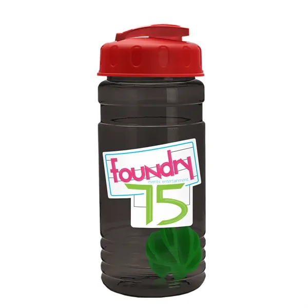 20 oz / 600ml Transparent Shaker Bottle with Mixing Ball and... from ASI 40480 Koozie Group