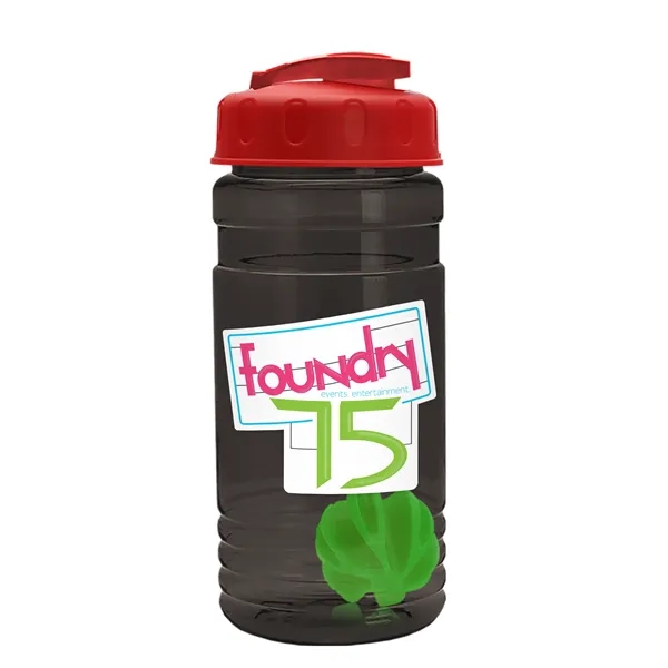 20 oz / 600ml Transparent Shaker Bottle with Mixing Ball and... from ASI 40480 Koozie Group