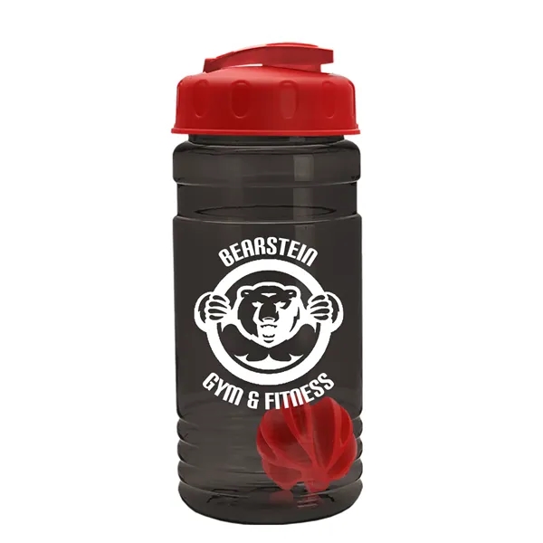 20 oz / 600ml Transparent Shaker Bottle with Mixing Ball and... from ASI 40480 Koozie Group