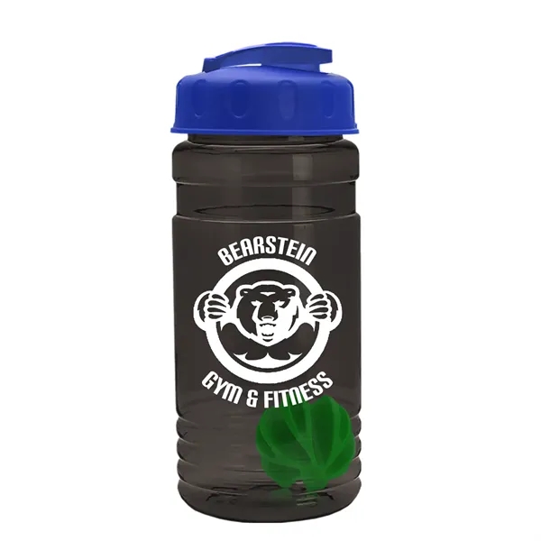 20 oz / 600ml Transparent Shaker Bottle with Mixing Ball and... from ASI 40480 Koozie Group