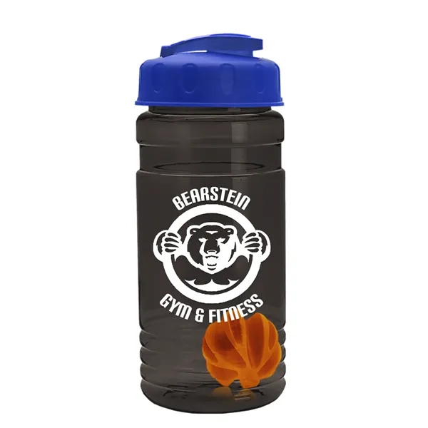 20 oz / 600ml Transparent Shaker Bottle with Mixing Ball and... from ASI 40480 Koozie Group