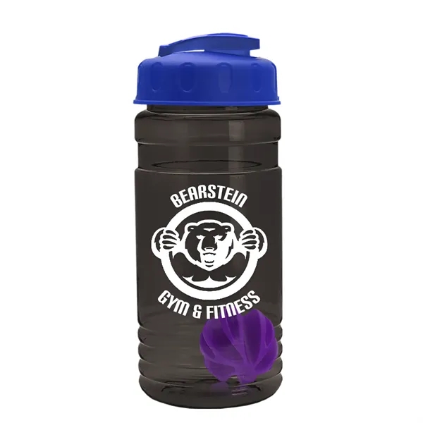 20 oz / 600ml Transparent Shaker Bottle with Mixing Ball and... from ASI 40480 Koozie Group