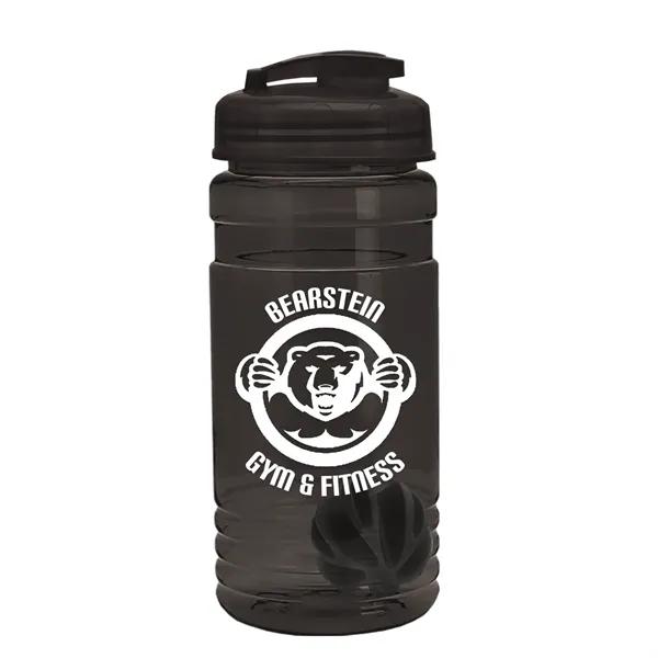 20 oz / 600ml Transparent Shaker Bottle with Mixing Ball and... from ASI 40480 Koozie Group