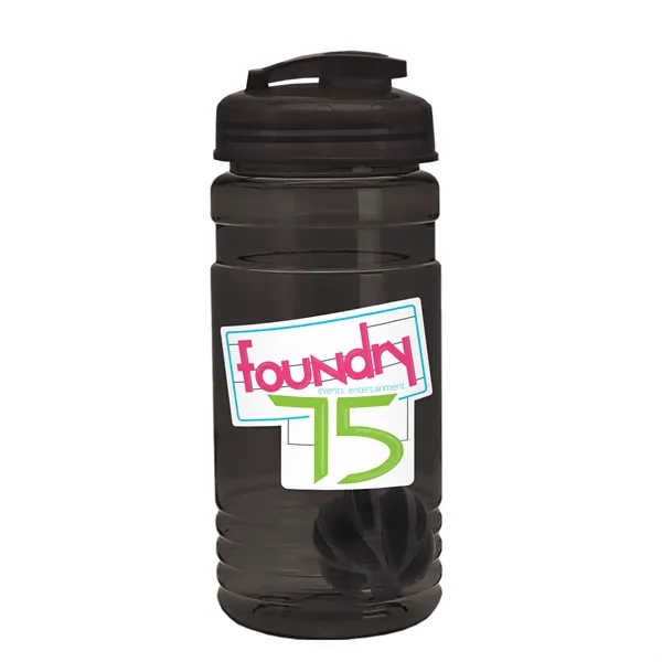 20 oz / 600ml Transparent Shaker Bottle with Mixing Ball and... from ASI 40480 Koozie Group