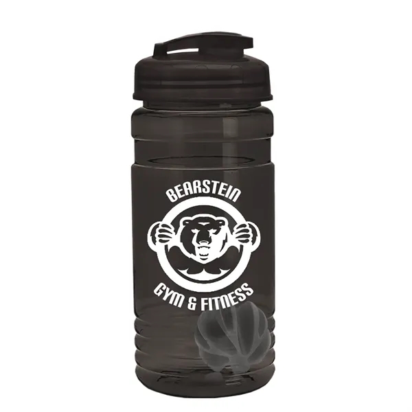 20 oz / 600ml Transparent Shaker Bottle with Mixing Ball and... from ASI 40480 Koozie Group