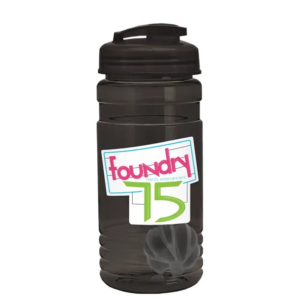 20 oz / 600ml Transparent Shaker Bottle with Mixing Ball and... from ASI 40480 Koozie Group