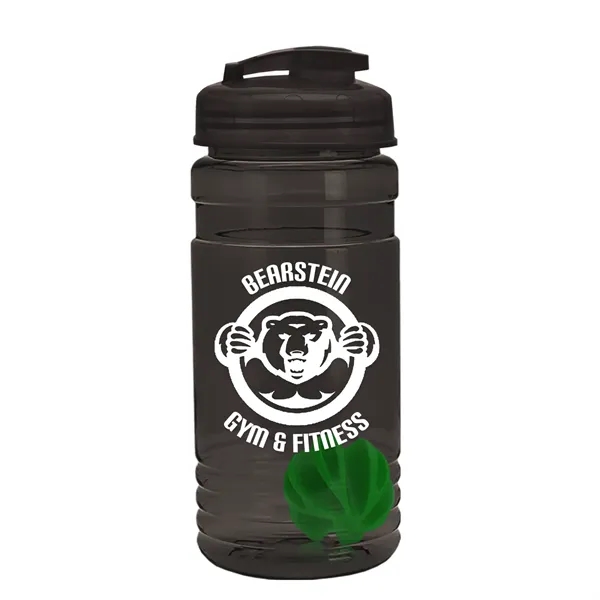 20 oz / 600ml Transparent Shaker Bottle with Mixing Ball and... from ASI 40480 Koozie Group