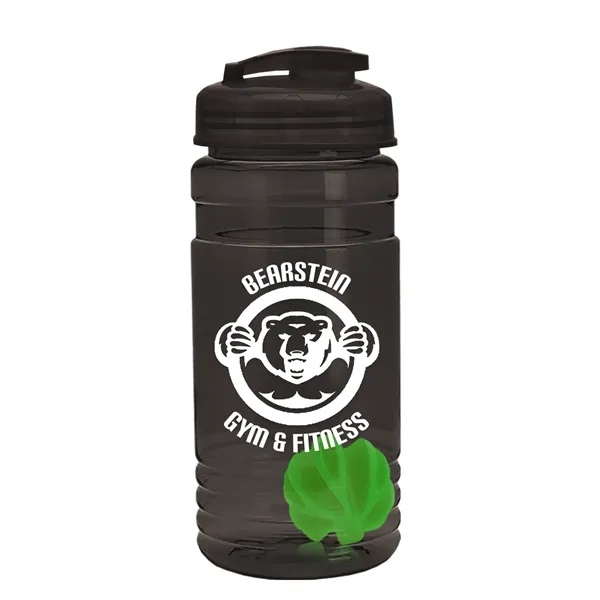 20 oz / 600ml Transparent Shaker Bottle with Mixing Ball and... from ASI 40480 Koozie Group