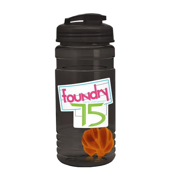 20 oz / 600ml Transparent Shaker Bottle with Mixing Ball and... from ASI 40480 Koozie Group