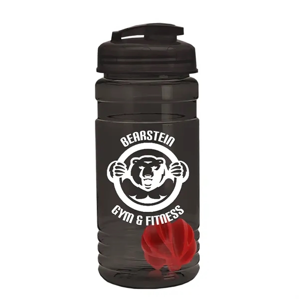 20 oz / 600ml Transparent Shaker Bottle with Mixing Ball and... from ASI 40480 Koozie Group