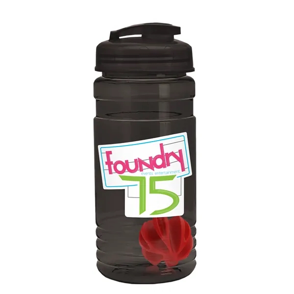 20 oz / 600ml Transparent Shaker Bottle with Mixing Ball and... from ASI 40480 Koozie Group