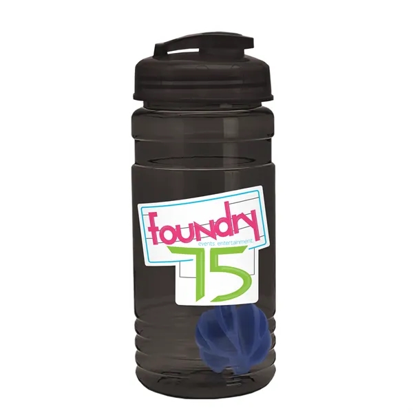 20 oz / 600ml Transparent Shaker Bottle with Mixing Ball and... from ASI 40480 Koozie Group