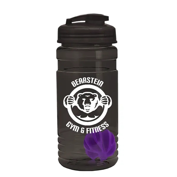 20 oz / 600ml Transparent Shaker Bottle with Mixing Ball and... from ASI 40480 Koozie Group