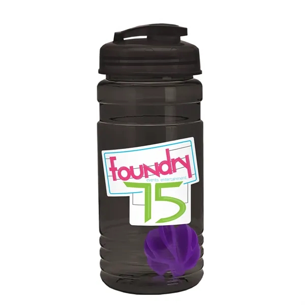 20 oz / 600ml Transparent Shaker Bottle with Mixing Ball and... from ASI 40480 Koozie Group