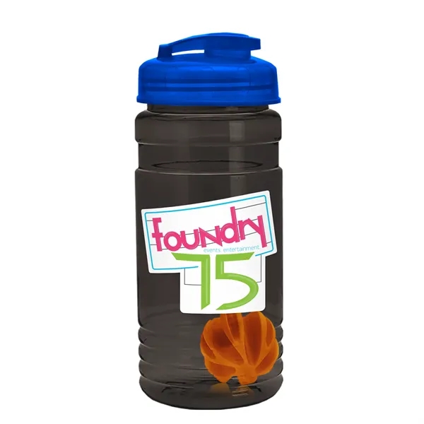 20 oz / 600ml Transparent Shaker Bottle with Mixing Ball and... from ASI 40480 Koozie Group